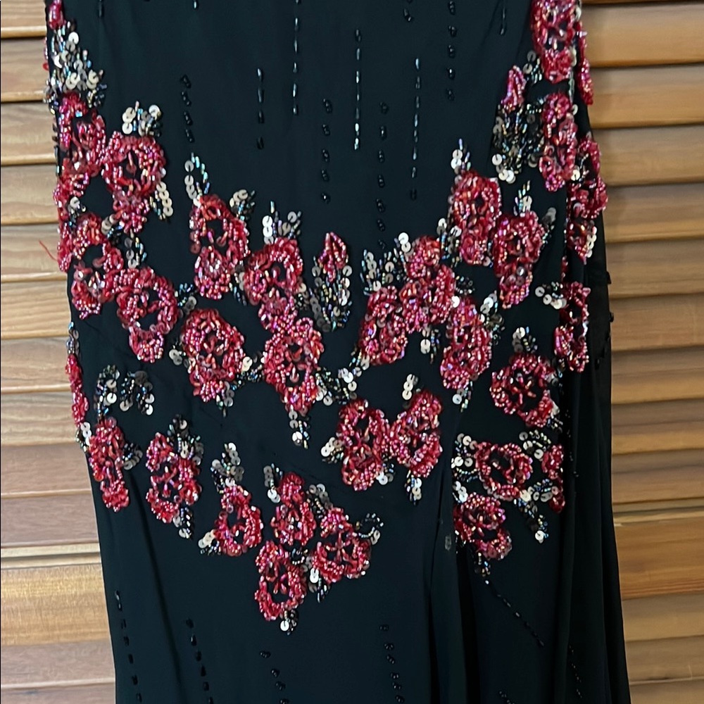 Sue Wong Nocturne y2k beaded silk dress - Picture 4 of 6